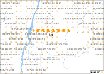 map of Kampong Kemahang