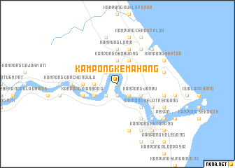 map of Kampong Kemahang