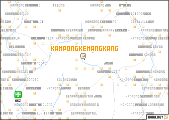 map of Kampong Kemangkang