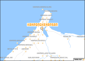 map of Kampong Kemansan