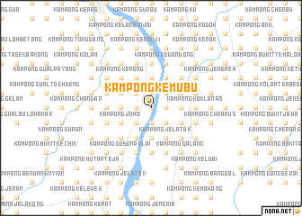 map of Kampong Kemubu