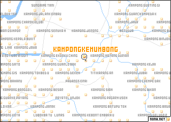 map of Kampong Kemumbong