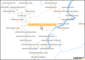 map of Kampong Kemuning