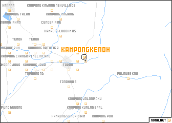 map of Kampong Kenoh