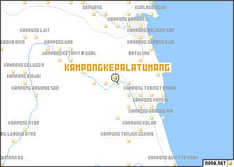 map of Kampong Kepala Tumang