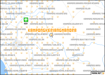 map of Kampong Keriang Manora