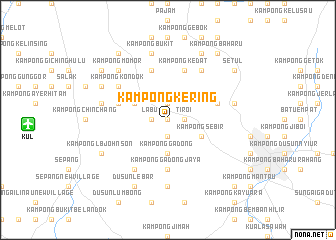 map of Kampong Kering