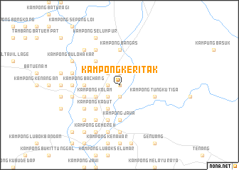 map of Kampong Keritak