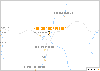 map of Kampong Keriting