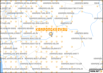 map of Kampong Kerkau