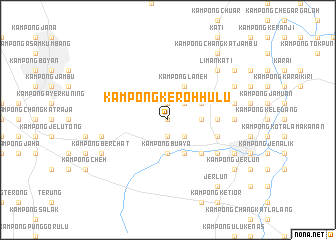 map of Kampong Keroh Hulu