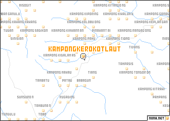 map of Kampong Kerokot Laut