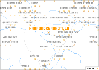 map of Kampong Kerokot Ulu