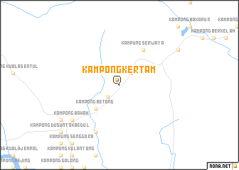 map of Kampong Kertam