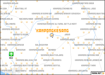 map of Kampong Kesang