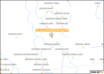 map of Kampong Kesindu