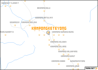 map of Kampong Keteyong