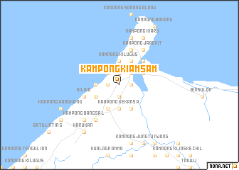 map of Kampong Kiam Sam