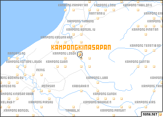 map of Kampong Kinasapan