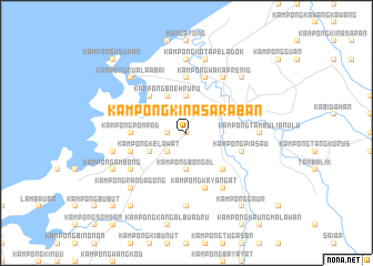 map of Kampong Kinasaraban