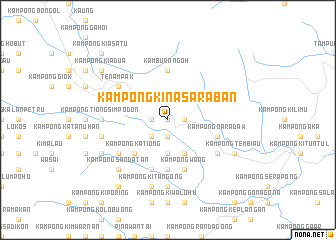 map of Kampong Kinasaraban