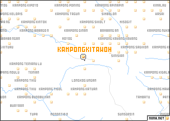 map of Kampong Kitawoh