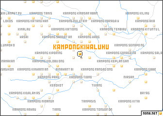 map of Kampong Kiwaluhu