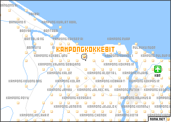 map of Kampong Kok Kebit