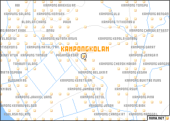 map of Kampong Kolam