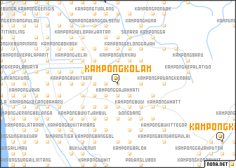 map of Kampong Kolam