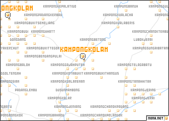 map of Kampong Kolam