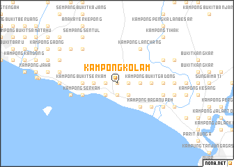 map of Kampong Kolam