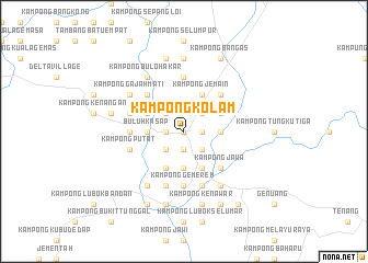 map of Kampong Kolam