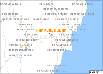 map of Kampong Kolam