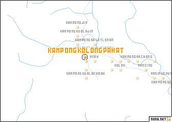 map of Kampong Kolong Pahat