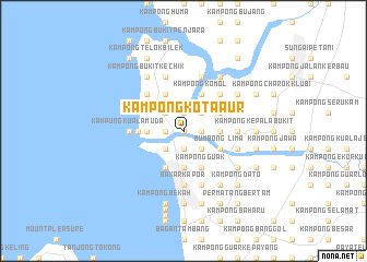 map of Kampong Kota Aur