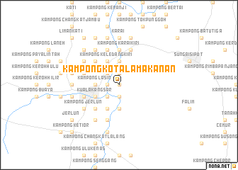 map of Kampong Kota Lama Kanan