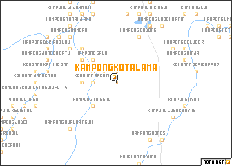 map of Kampong Kota Lama