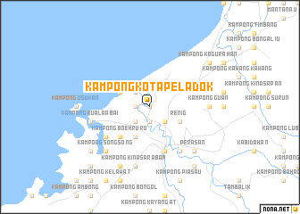 map of Kampong Kota Peladok