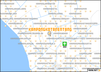 map of Kampong Kota Rentang