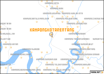map of Kampong Kota Rentang