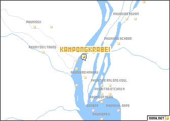 map of Kâmpóng Krâbei