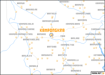 map of Kampong Kra