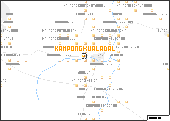 map of Kampong Kuala Dal