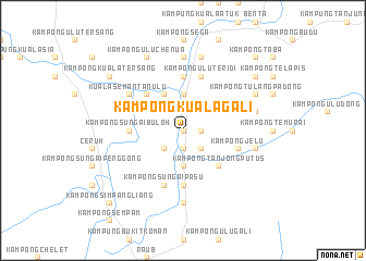 map of Kampong Kuala Gali