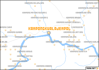 map of Kampong Kuala Jempol