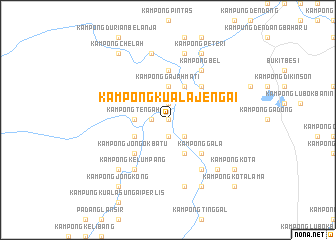 map of Kampong Kuala Jengai