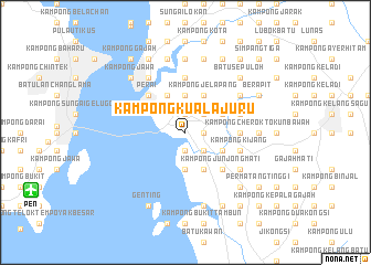 map of Kampong Kuala Juru