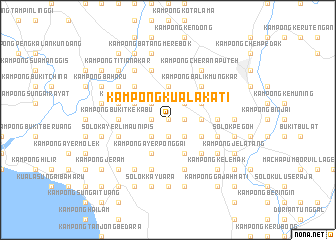 map of Kampong Kuala Kati