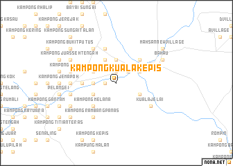 map of Kampong Kuala Kepis